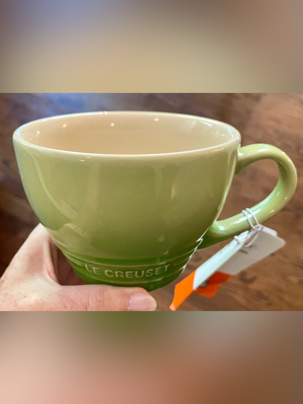 rare last one Palm Le Creuset Giant Cappuccino Mug